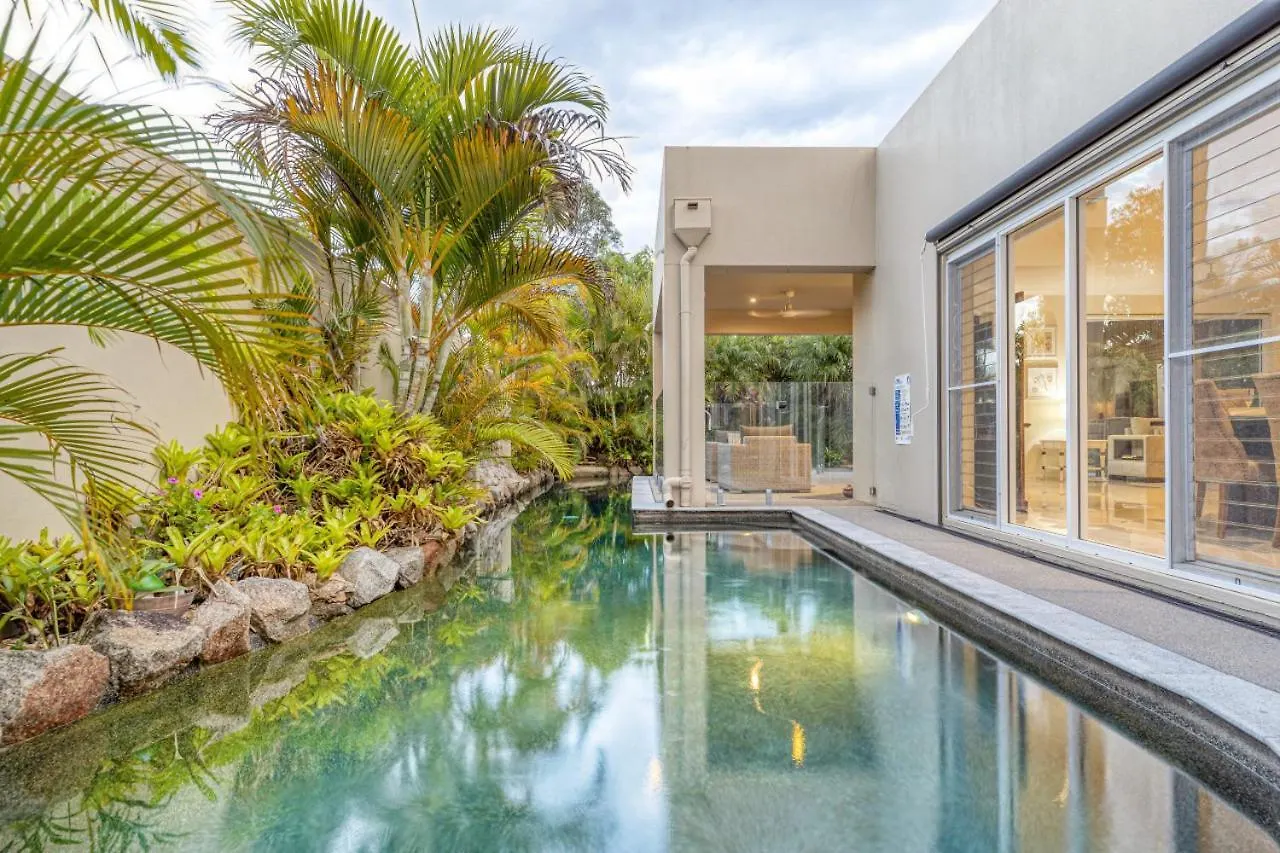 Luxury Resort Style Villa Pool By Custom Bnb Hosting Pelican Waters